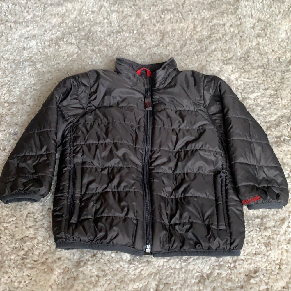 Baby GAP Gray Puffer Jacket with Primaloft!